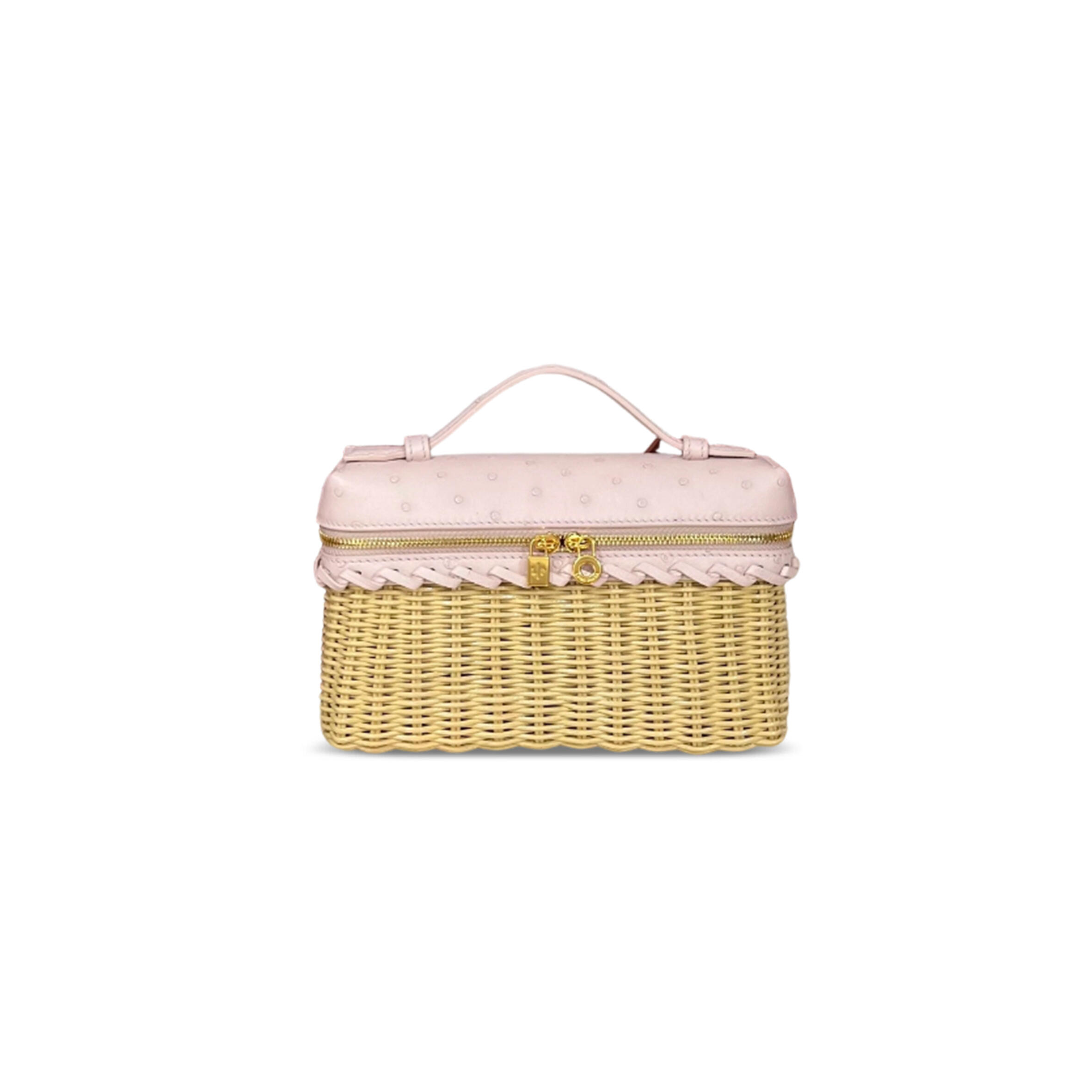 LORO PIANA EXTRA POCKET L19 EAST-WEST WICKER FAO1102_B3BX (19*12*7cm)